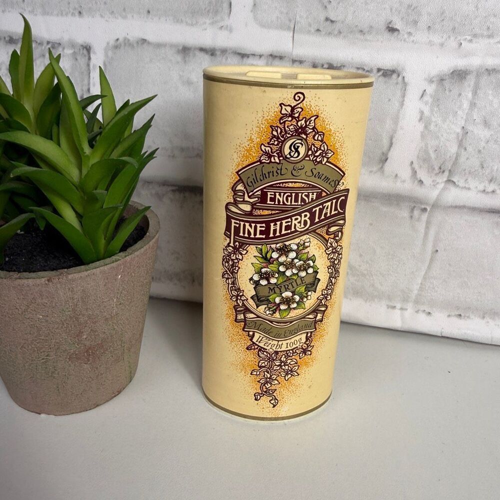 Vintage Gilchrist & Soames English Fine Herb Talc Powder